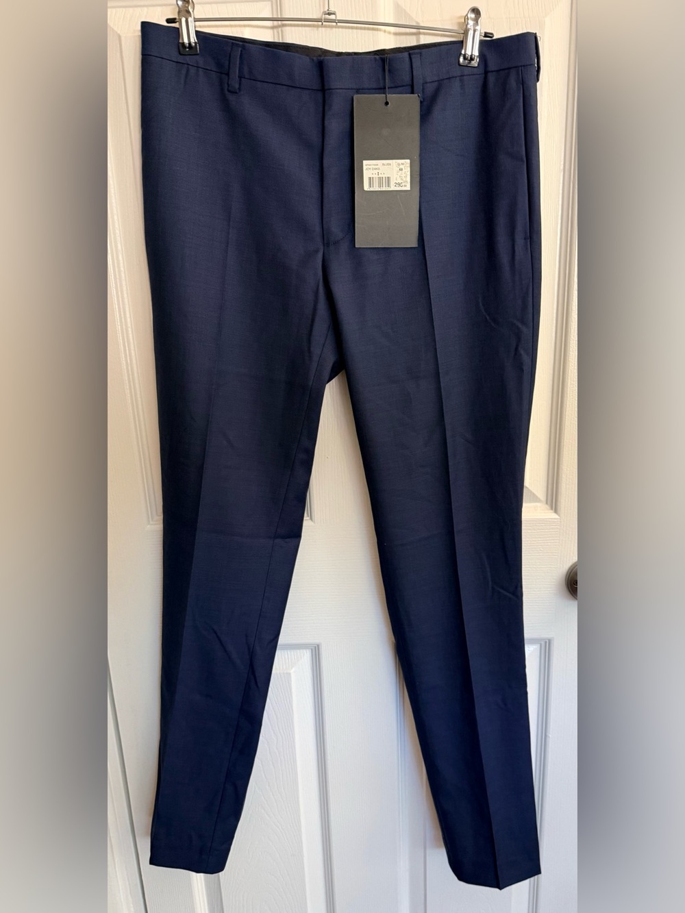 Kooples: Men's Navy Dress Pants - Classic Tailored Fit